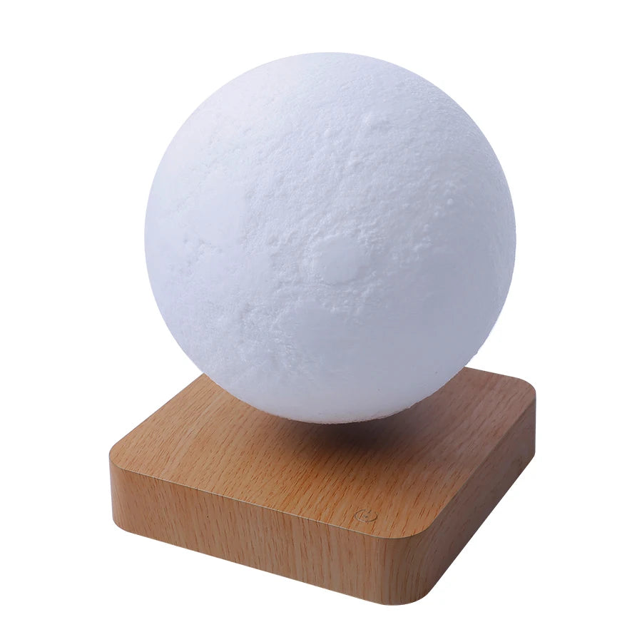 MystiLuna: Levitating Moon Lamp with Magnetic Touch