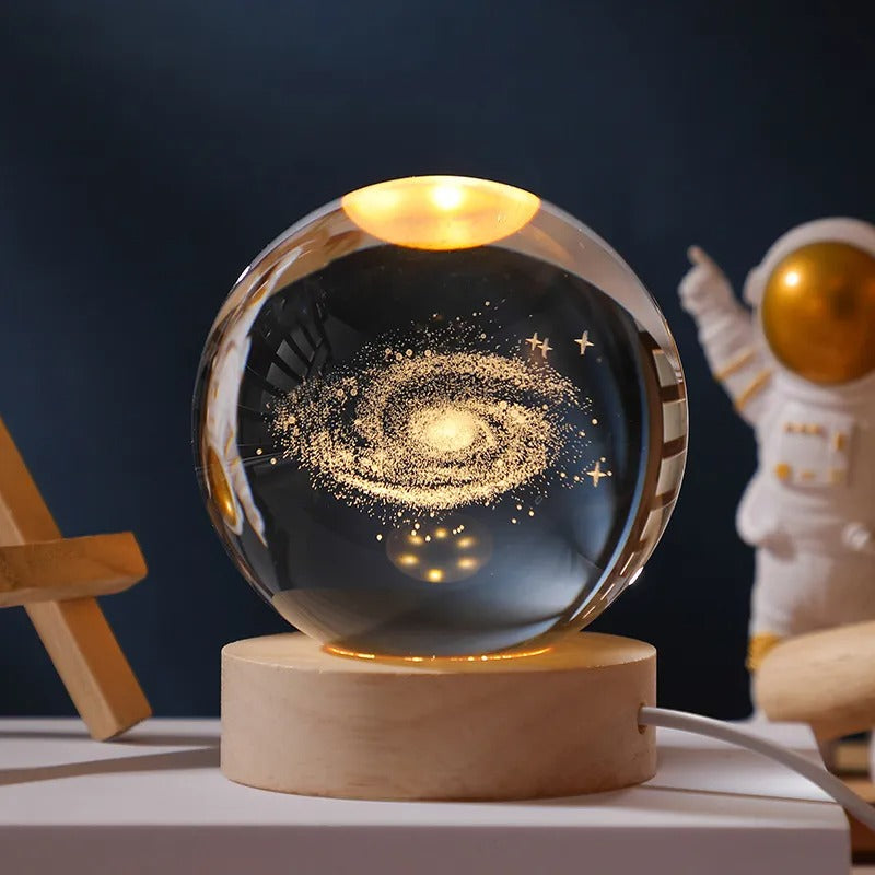 Glowing Crystal Ball Lamp-Night Light